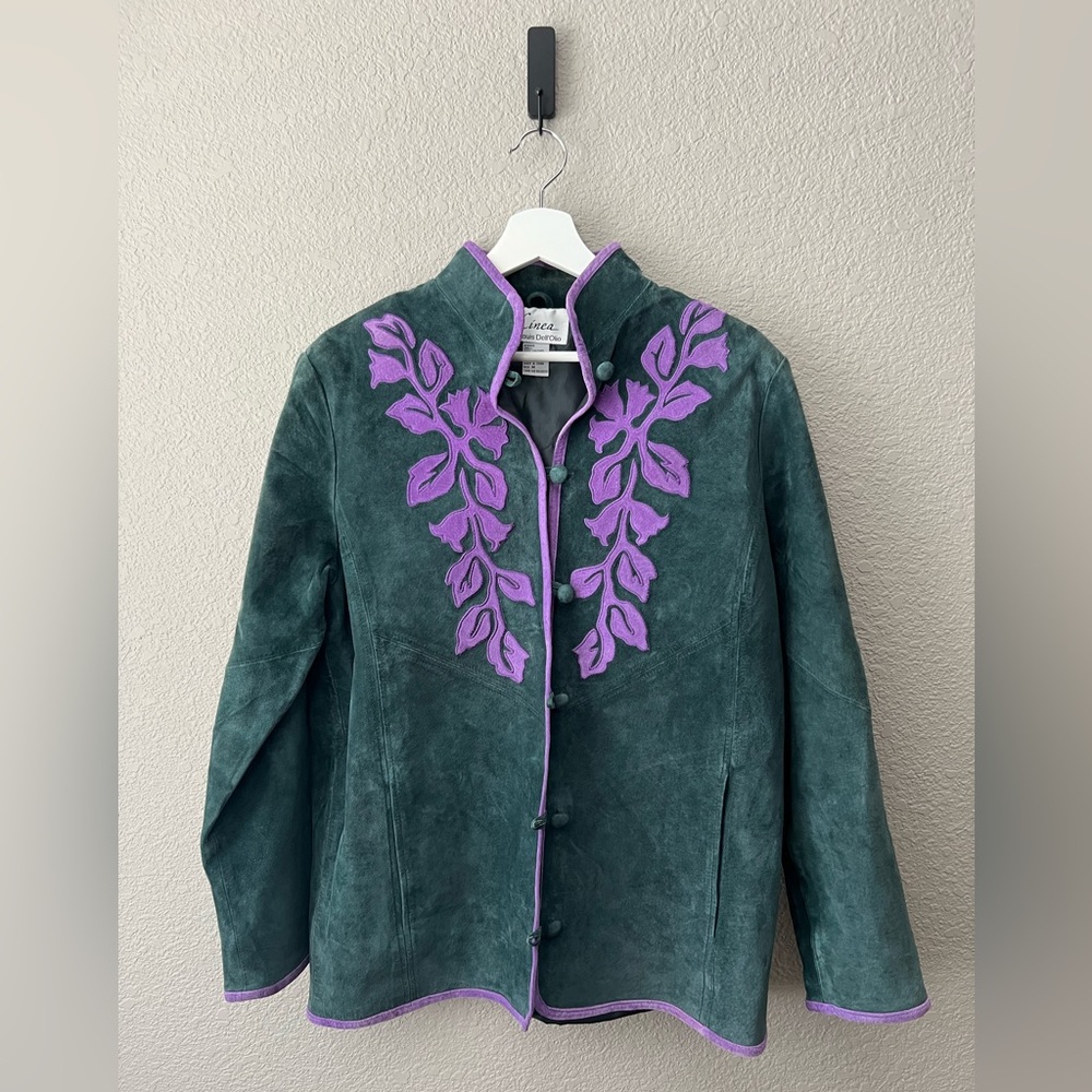 Vintage Linea by Louis Dell’Olio Suede Jacket, size Medium